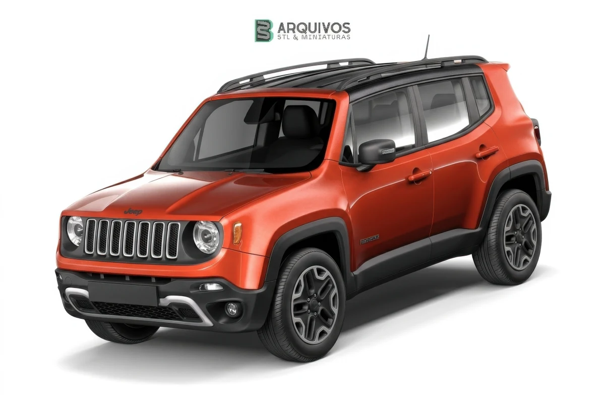 Modelo 3D STL - Jeep Renegade 2015 — foto 2